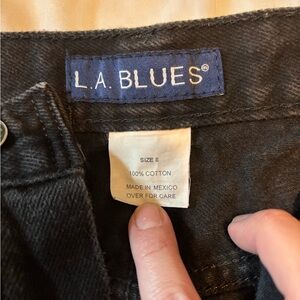 90’s L.A. BLUES Black Denim Jeans - Size 8